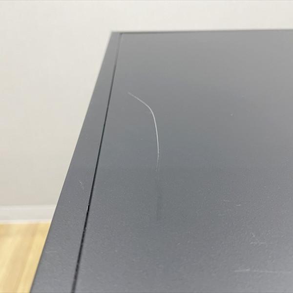 イトーキ 両開き書庫 エスキャビネット ダイヤル式 鍵作成不可 W900 H1100 スチールキャビネット ブラック 中古 CR-880849Bの画像