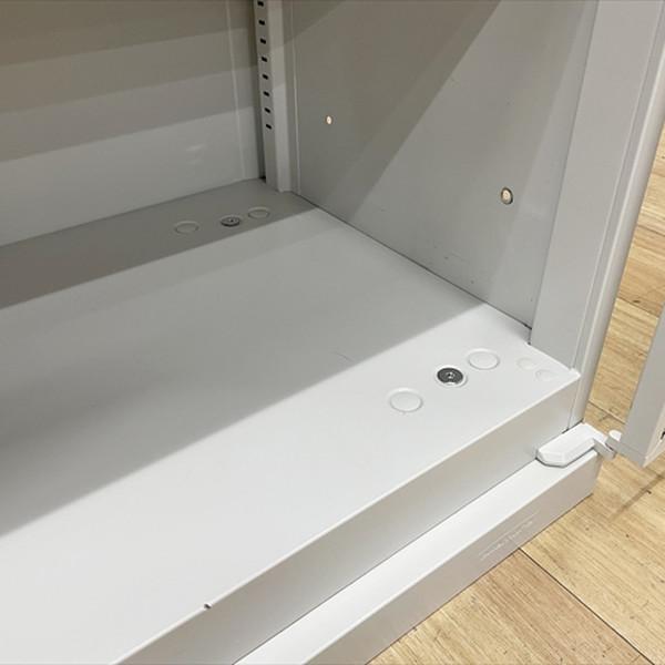 両開き書庫 ロング レクトライン 4B318Y Z13 オカムラ  中古 CR-881272Bの画像