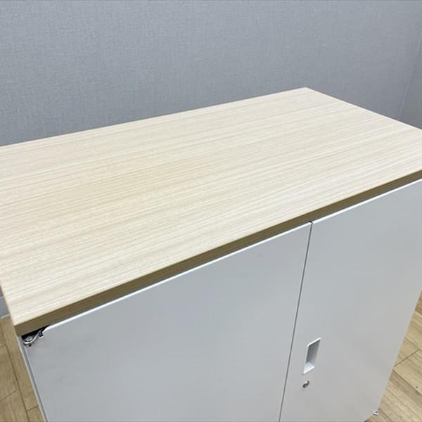 イトーキ（ITOKI） 両開き書庫 シンライン500 天板付 書類収納 