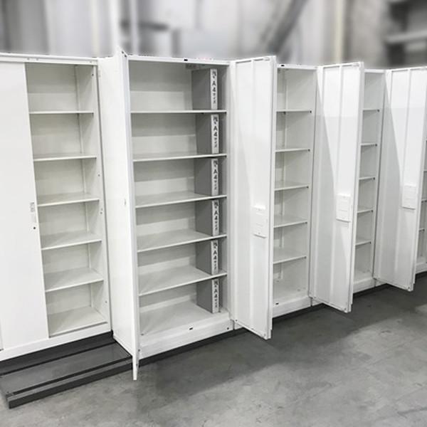 オカムラ 平行移動書庫 スライドキャビネット 2列5連 レクト オカムラ 平行移動書庫 スライドキャビネット 2列5連 レクト