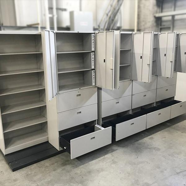 イトーキ（ITOKI） スライドキャビネット シンライン書庫 ホワイト