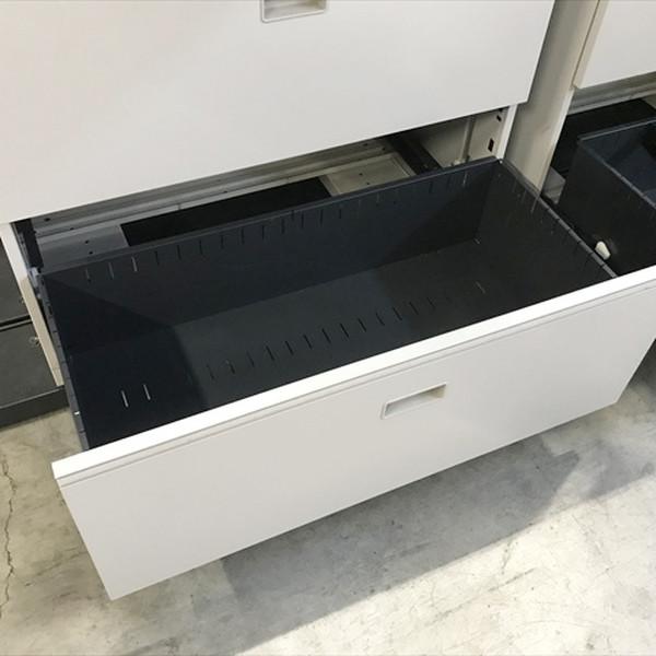 イトーキ（ITOKI） スライドキャビネット シンライン書庫 ホワイト