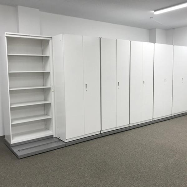 NAIKI スライド扉キャビネット グレー 中古品 イトーキ（ITOKI） スライドキャビネット 2列6連 シンライン スチール