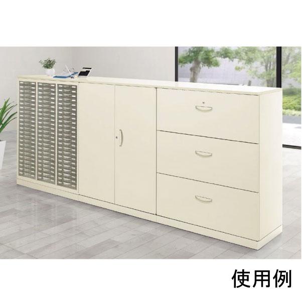 トレーキャビネット プラスチックキャビネ 書類棚 システムトレーキャビネ 書庫 RG45-N10C39生興 クオール QUWALL ct-041424nの画像
