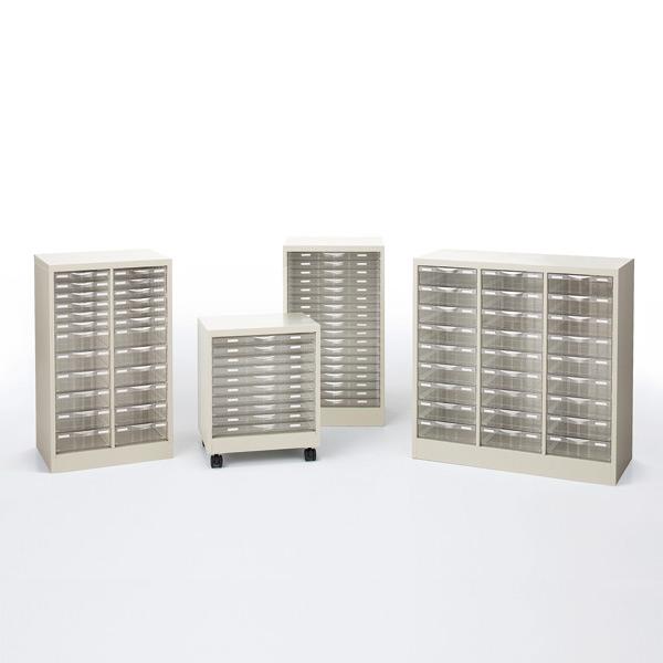 書類ケース 引出し プラスチックトレーキャビネット 生興 A4 下置き用 ...