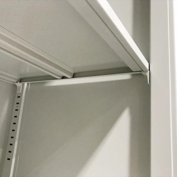 ライオン事務器 上下書庫 3段ラテラル 両開き EW スチールキャビネット 
