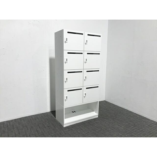 KOKUYO（コクヨ） パーソナルロッカー 8人用 ダイヤル錠 オープン書庫