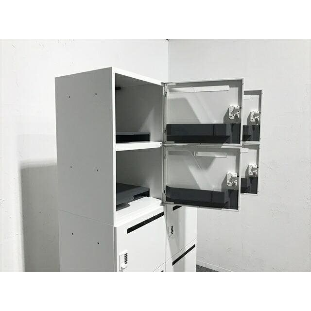 KOKUYO（コクヨ） パーソナルロッカー 8人用 ダイヤル錠 オープン書庫