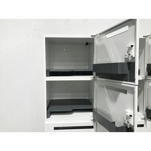 KOKUYO（コクヨ） パーソナルロッカー 8人用 ダイヤル錠 オープン書庫