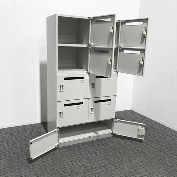 イトーキ（ITOKI） シンライン 8人用 パーソナルロッカー メール 