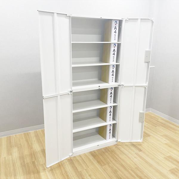 イトーキ（ITOKI） 両開き書庫 上下セット シンライン スチール