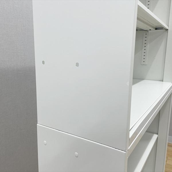 PLUS（プラス） オープン書庫 スチールキャビネット 上下セット L6 