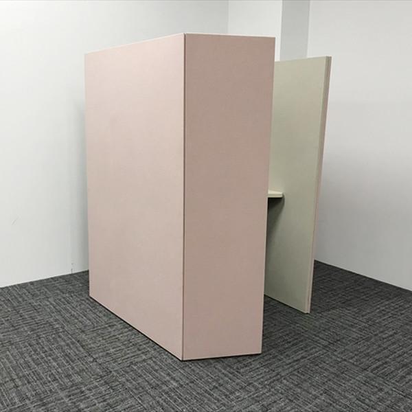 オカムラ（okamura） 個別ブース ドレープ テトラタイプ 引出し無 中古