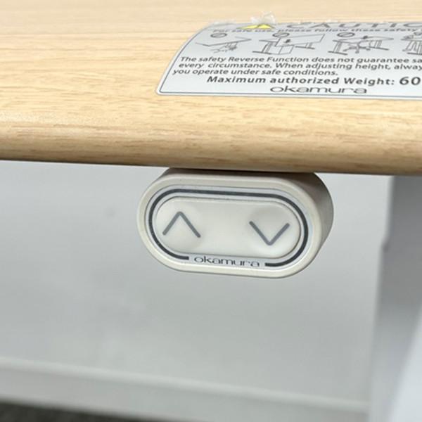 オカムラ（okamura） スイフト 電動昇降デスク 幅1150 奥行675