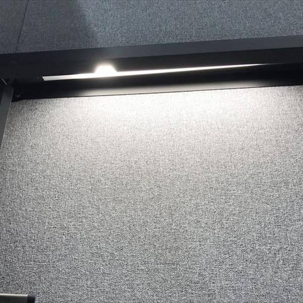 コクヨ 個別ブースデスク パネル付きデスク ヴェルテ 引出し無 集中ブース W960 D860 グレー 中古 DH-879740Bの画像