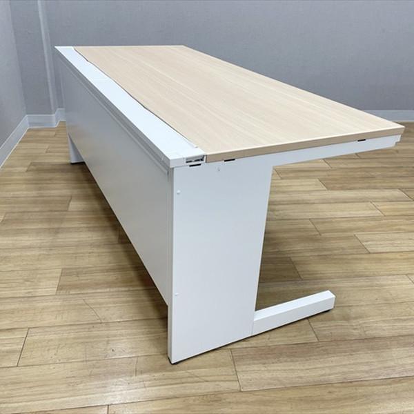 平デスク スカエナ Kタイプ 引出し無 オフィスデスク W1800 D800 ウチダ 内田洋行 プレーン 中古 DH-881463B_1