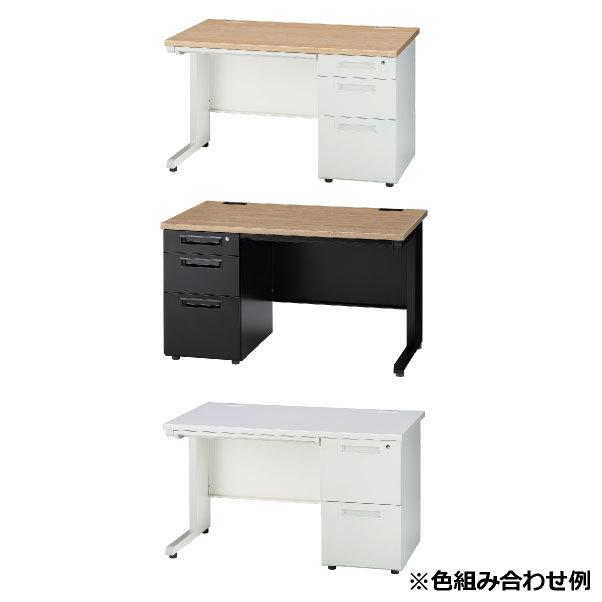 GSD 片袖机3段左袖 W1200 GSD-127-3L オフィス デスク スチール 井上
