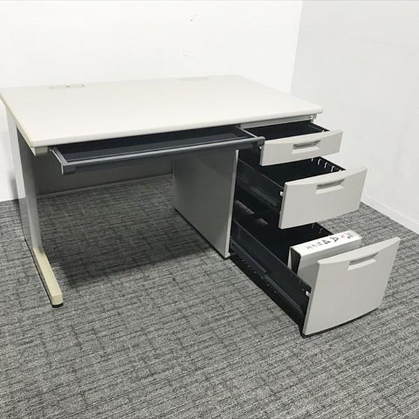 イトーキ（ITOKI） 片袖デスク オフィスデスク CZ グレー 中古 DK 