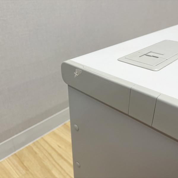 ウチダ 内田洋行 FEED 片袖机 W1000×D600×H700mm ペールグレイ 省 