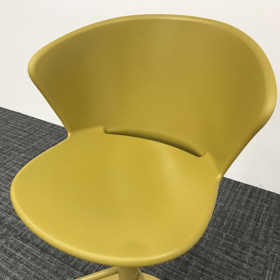 calligaris（カリガリス） ハイチェア 昇降式 バイア イエロー 中古 IH 