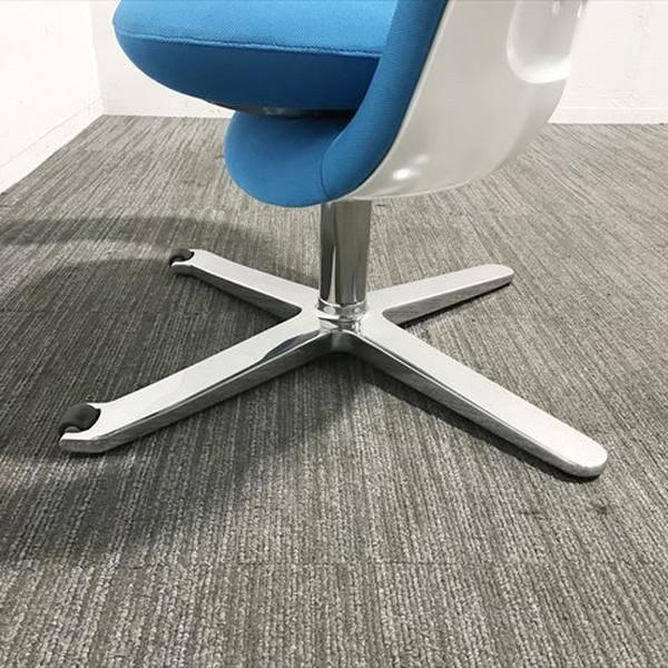 Steelcase ミーティングチェア 肘付 片面キャスター付 steelcase Steelcase ミーティングチェア 肘付 片面キャスター付 steelcase
