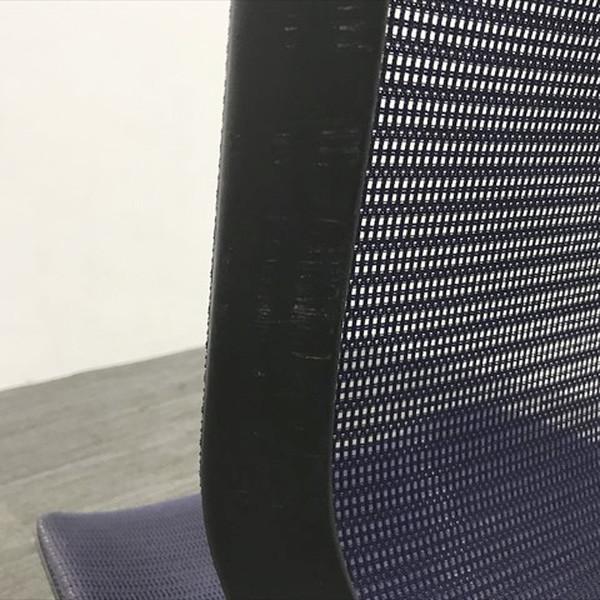 オカムラ バロン ローバック メッシュタイプ CP33AR ブルー 中古 オカムラ バロン ローバック メッシュタイプ CP33AR ブルー 中古