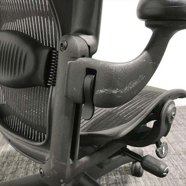 HermanMiller ハーマンミラー オフィスチェア アーロンチェア Bタイプ ブラック 中古 IO-865636B｜office-t｜11