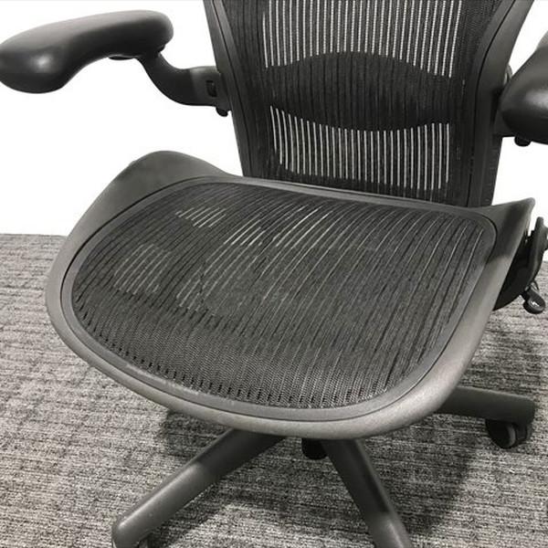 HermanMiller ハーマンミラー オフィスチェア アーロンチェア Bタイプ ブラック 中古 IO-865636B｜office-t｜04