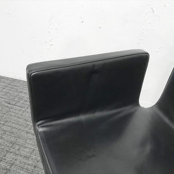会議用チェア オフィスチェア 肘付 ブラック 中古 : オフィス家具fit