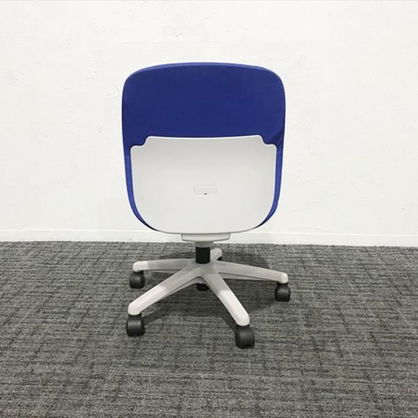 内田洋行 ウチダ エニーザチェア 肘無 オフィスチェア ブルー 中古 IO-874782B | ウチダ | 01