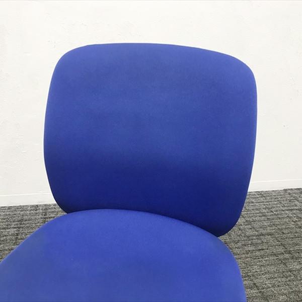 内田洋行 ウチダ エニーザチェア 肘無 オフィスチェア ブルー 中古 IO-874782B | ウチダ | 02