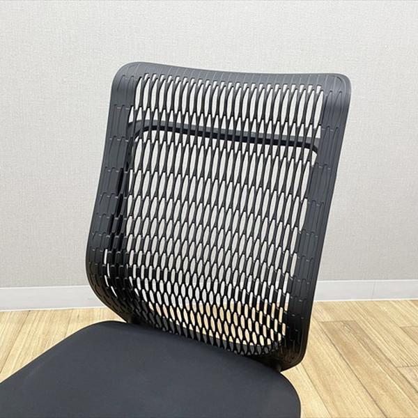 内田洋行 ウチダ AJチェア ヌードタイプ 肘無 オフィスチェア ブラック