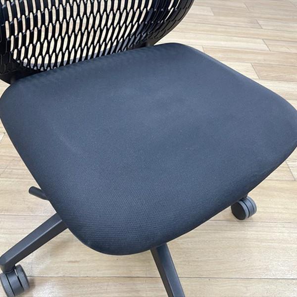内田洋行 ウチダ AJチェア ヌードタイプ 肘無 オフィスチェア ブラック