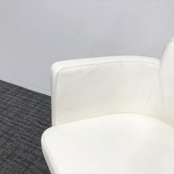 Cassina ロビーチェア アリアンアームチェア カッシーナ ホワイト 中古