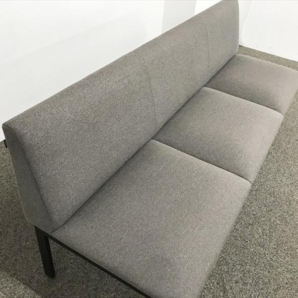 ロビーチェア 3人用 ツースアルファ 待合室ソファ 受付 ロビー用ソファ オカムラ - 中古 IR-882270B_1