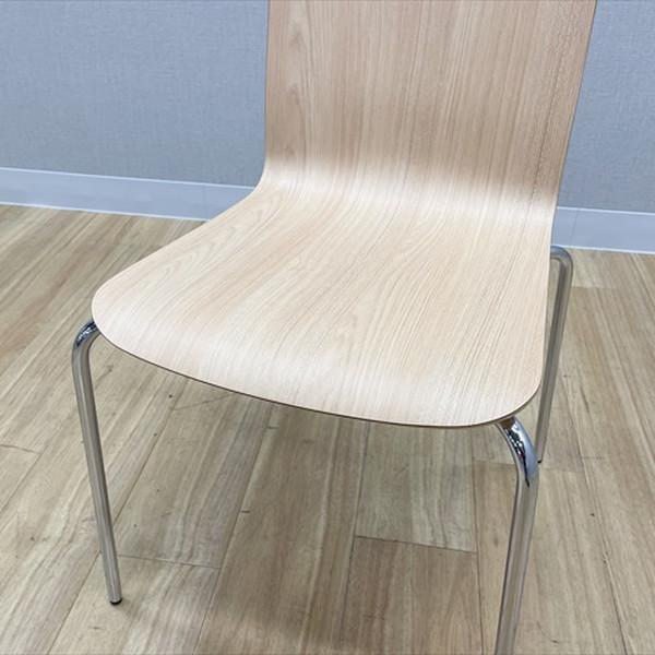 スタッキングチェア 肘無 Oliver オリバー ナチュラル 中古 IS-877464B