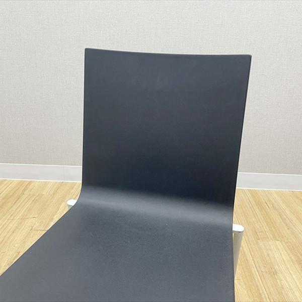 Vitra ヴィトラ 会議椅子 スタッキング 肘無 ゼロスリー ベーシックダーク 中古 □ IS-877558B_2
