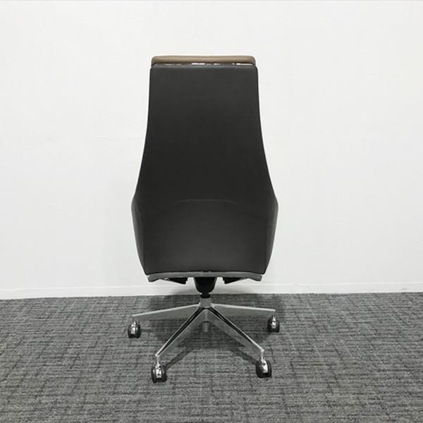 エグゼクティブチェア 社長室家具 役員用 肘付き ブラウン 中古 エグゼクティブチェア 社長室家具 役員用 肘付き ブラウン 中古