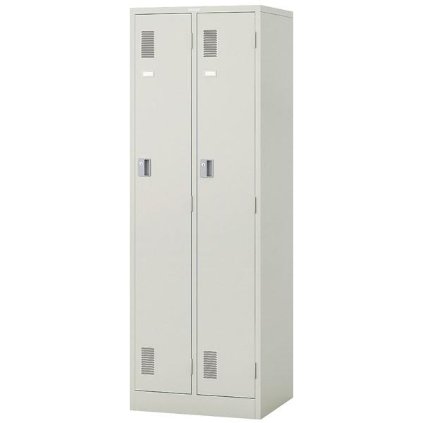 スチールロッカー 2人用ロッカー 鍵付 シリンダー錠 オフィス用 幅608mm 奥行515mm 高1790mm 完成品 Lk 041287n オフィス家具fit 通販 Yahoo ショッピング