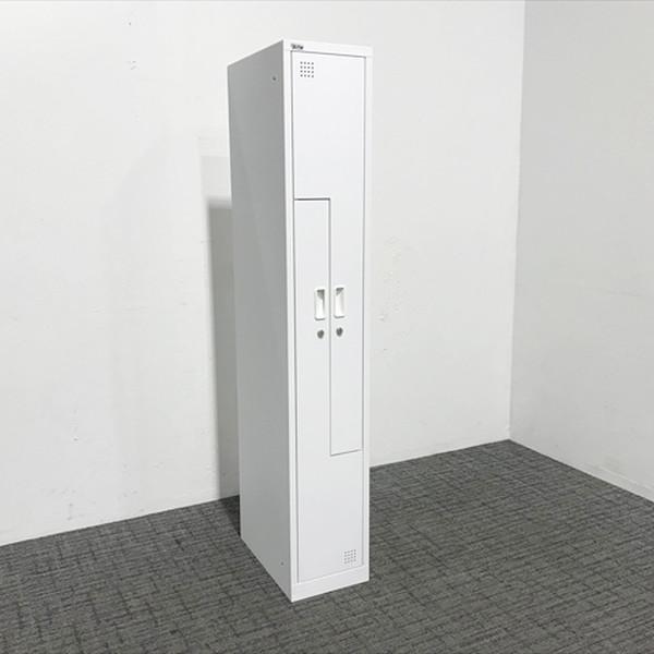 ロッカー 2人用 Ceha ホワイト 中古 LK-869948B : オフィス家具fit 