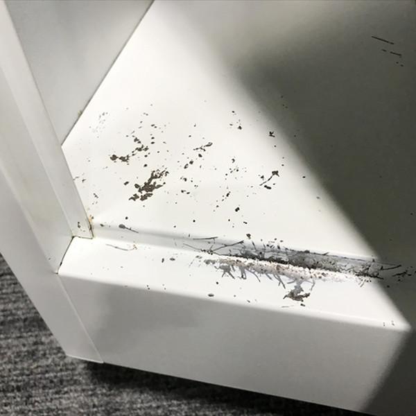 5人用ロッカー シリンダー錠付き シンプルロッカー チトセ ホワイト 中古 LK-875617Bの画像