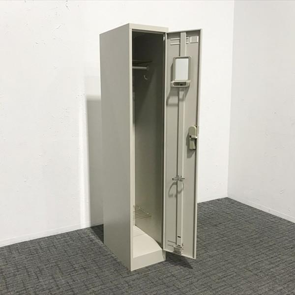 1人用ロッカー LK型 鍵付き コクヨ ナチュラルグレー 中古 LK-876353Bの画像