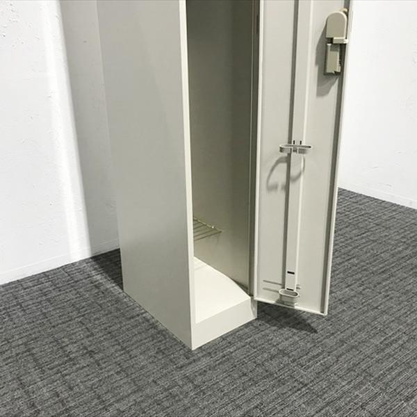 1人用ロッカー LK型 鍵付き コクヨ ナチュラルグレー 中古 LK-876353Bの画像