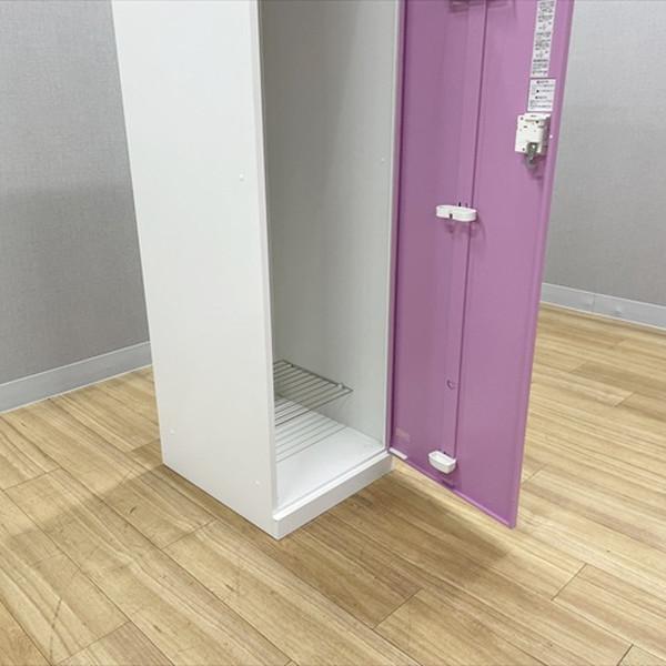 1人用ロッカー SLB型 カラー扉タイプ ダイヤル式 SLBP-1 生興  中古 LK-880110Bの画像