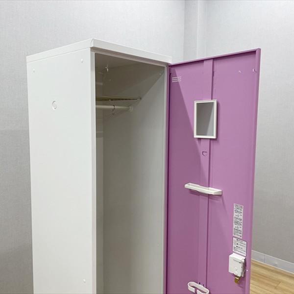 1人用ロッカー SLB型 カラー扉タイプ ダイヤル式 SLBP-1 生興  中古 LK-880111Bの画像
