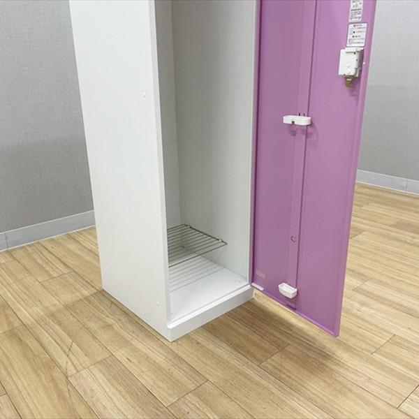 1人用ロッカー SLB型 カラー扉タイプ ダイヤル式 SLBP-1 生興  中古 LK-880111Bの画像