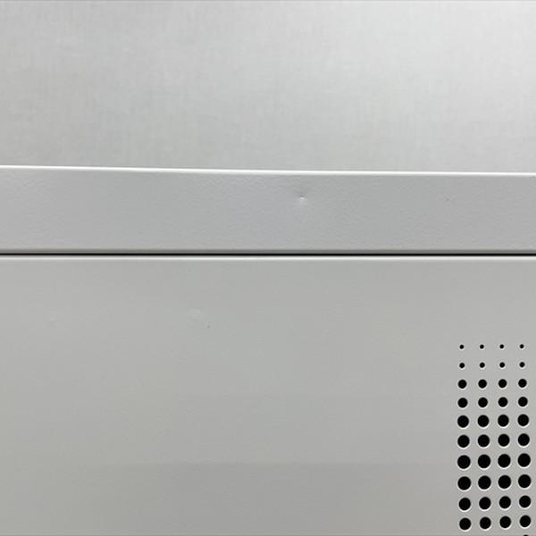 豊国工業 1人用ロッカー TLK型 鍵付き ホワイトグレー シリンダー錠 更衣ロッカー ハンガーパイプ・網棚付 TLK-S1 中古 LK-880796Bの画像