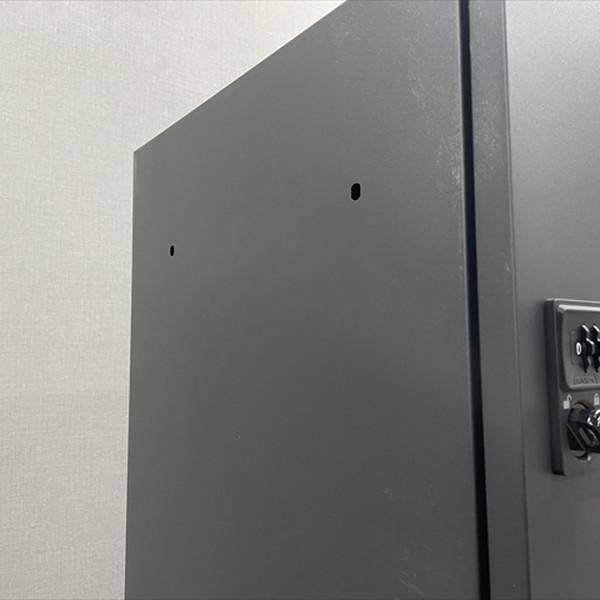 パーソナルロッカー 8人用 2列4段 サフィ 鍵付き ダイヤル錠 イトーキ ブラック 中古 LM-880404B_9