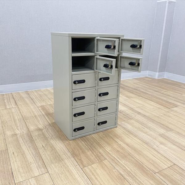 エーコー　貴重品ロッカー　2列6段　12人用　ダイヤル　 EIKO 貴重品ロッカー 12人用 2列6段 LK-30 鍵付き ダイヤル錠 エーコー