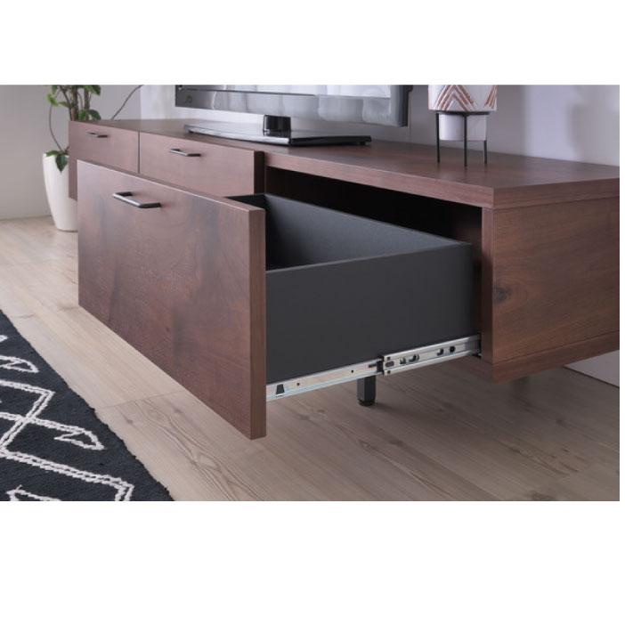 東谷 TVボード テレビ台 テレビボード160 ウォルナット W160 D44 H43